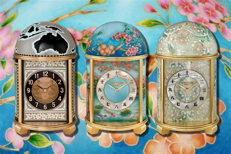 patek philippe dome clock colors.